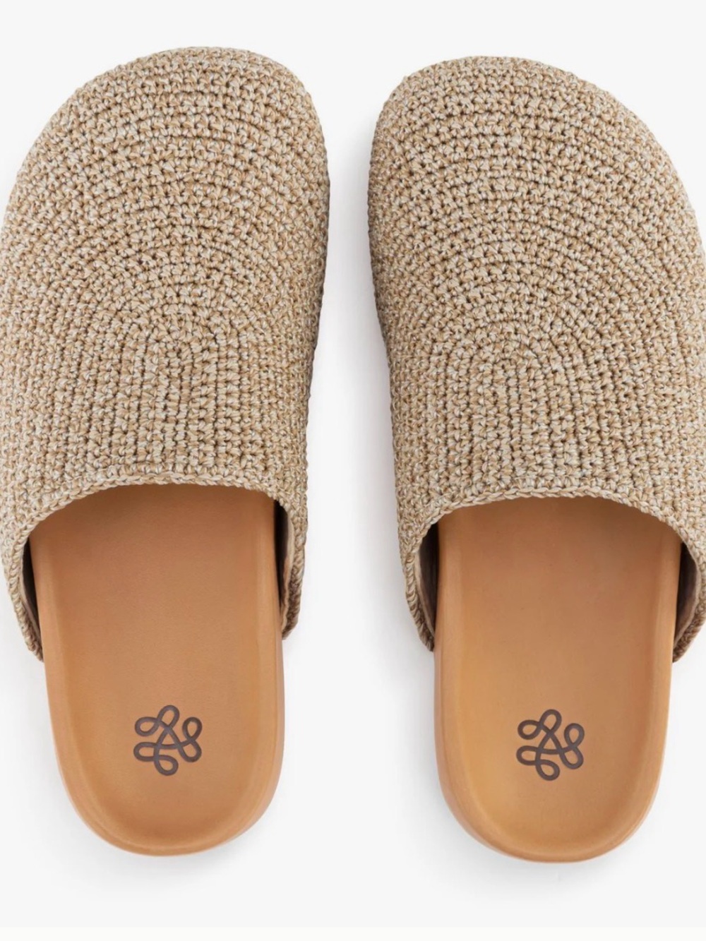 The Sak Bolinas Clog Bamboo Static Crochet Fisherman Coastal Shoes 9